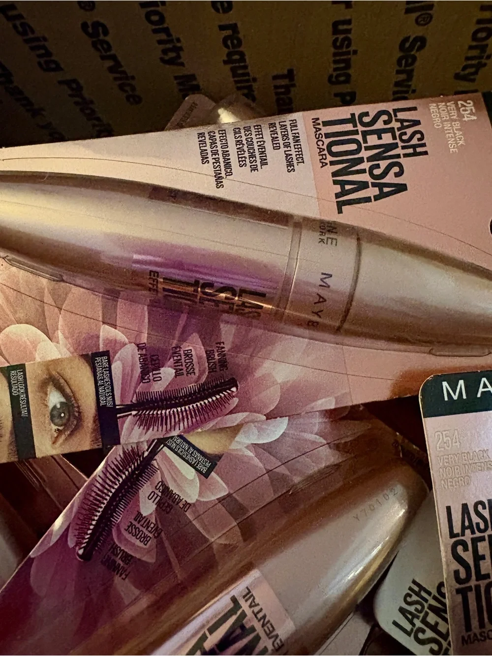 💎 10X Maybelline Lash Sensational Mascara Very Black New Sealed Wholesale Lot